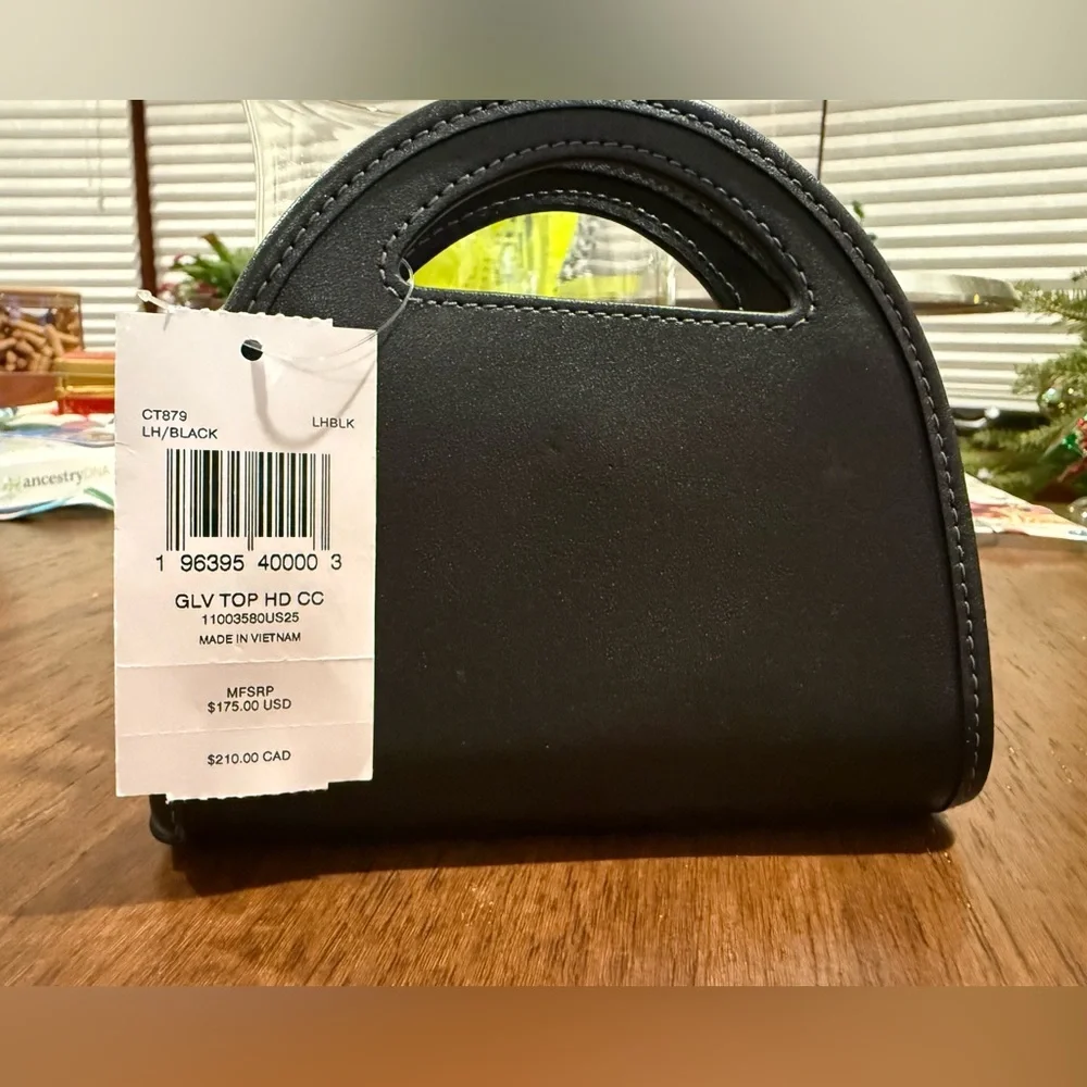 Coach Top Handle Card Case Crossbody Bag - Picture 4 of 9